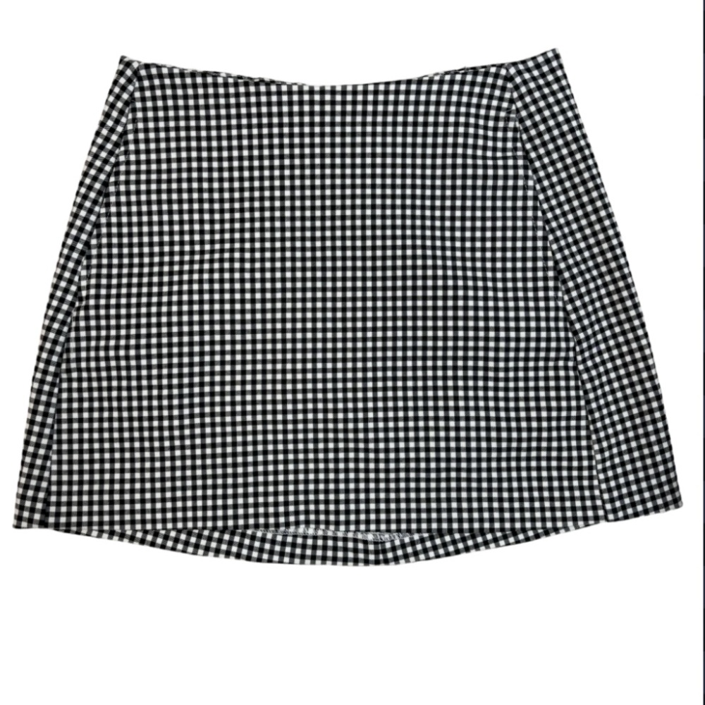 UO Gingham Mini Skirt